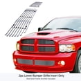 thumbnail image 2 of APS Compatible with Dodge Ram 2004-2006 SRT 10 Lower Bumper Chrome Billet Front Grill Grille Insert D65157A, 2 of 7