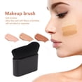 thumbnail image 4 of Self Tanner Brush, Múltiples Cerdas Blandas de Cerdas Suaves Cobertura de Cobertura del Cuerpo del Cuerpo de la Mezcla de Bronceado Negro para El Salón, 4 of 7