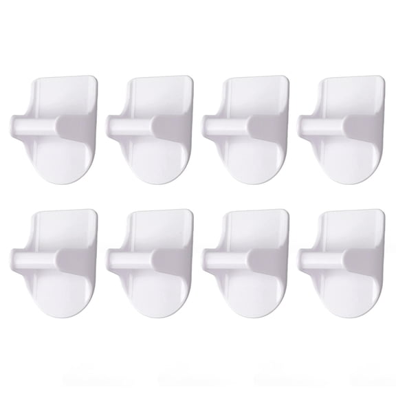YAHHU 8‑Pack Adhesive Spray Bottle Holders – Space‑Saving Wall‑Mounted Hangers for Home Cabinets, Strong Stick & Easy Install