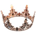 thumbnail image 3 of Novia Boda Vintage Rhinestones Corona Tocado Accesorio para el cabello para mujer, 3 of 8