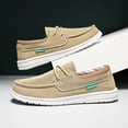 thumbnail image 3 of New Summer  Casual Loafers for Men Men'S Low-Top Slip-On Canvas Shoes,, 3 of 9