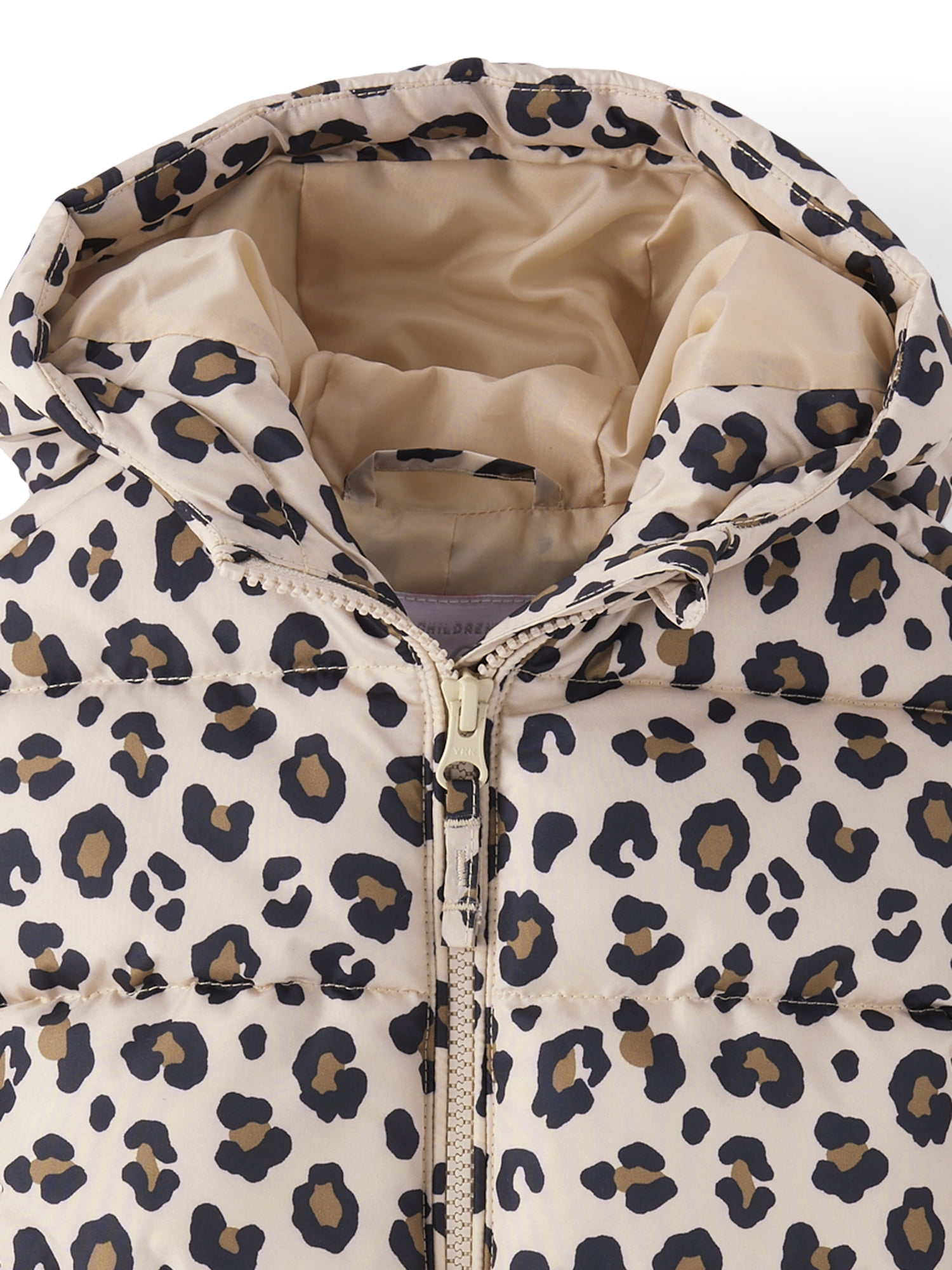 The Children's Place Toddler Girls Hooded Zip-Up Puffer Jacket, Sizes 12M-5T