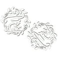 thumbnail image 3 of HEMOTON Mr and Mrs Wedding Chair Signs in Silver PU for Decoration Perfect for Ceremony and Photo Booth 2pcs, 3 of 8