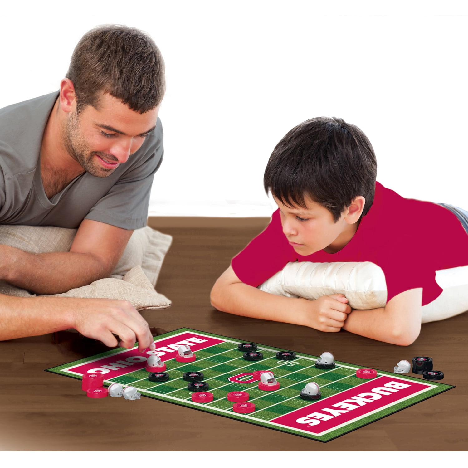 MasterPieces Officially licensed NCAA Ohio State Buckeyes Checkers Board Game for Families and Kids ages 6 and Up