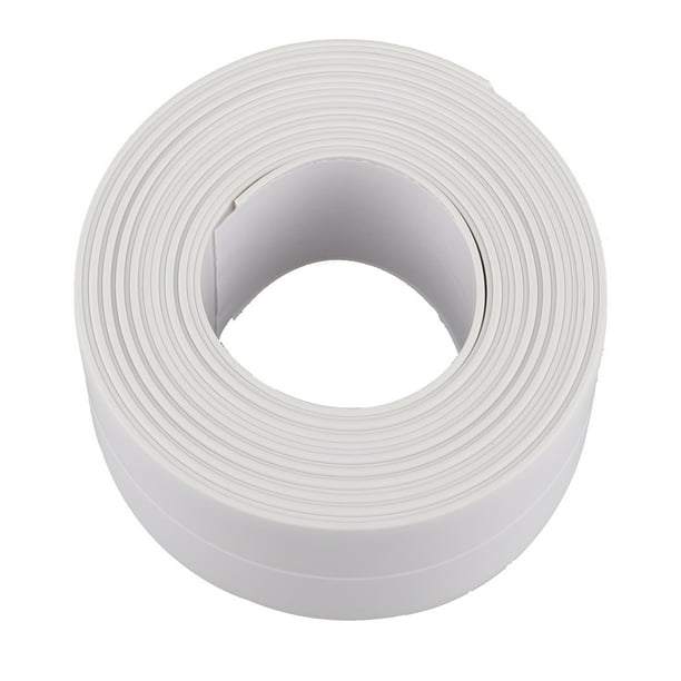 Caulk Strip, 22mm/38mm PVC Sealing Tape, Self Adhesive Caulking Roll