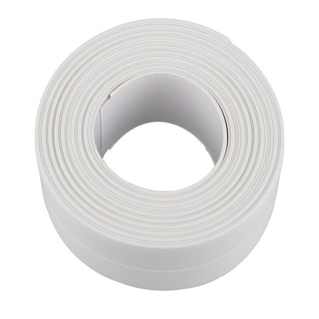 22mm/38mm Sealing Strip Flexible Self Adhesive Caulking Tape Waterproof for Kitchen Bathroom Tub Shower Floor Wall Edge