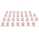 thumbnail image 1 of 30 clips para tirantes, color rosa, 25 mm, metal galvanizado resistente, peso ligero, clips para chupete para manualidades de costura DIY, 1 of 12