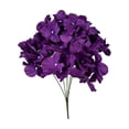 thumbnail image 2 of MTBLYS Flores artificiales de hortensia|5 cabezas|arbusto de hortensia artificial de seda|decoración para verano|otoño|hogar|bodas|fiestas y exteriores|arreglo floral artificial para jarrón, 2 of 6