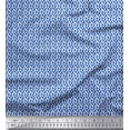 thumbnail image 1 of Soimoi Poly Georgette Fabric Dolphin Small Print Fabric by The Yard 52 Inch Wide, 1 of 3