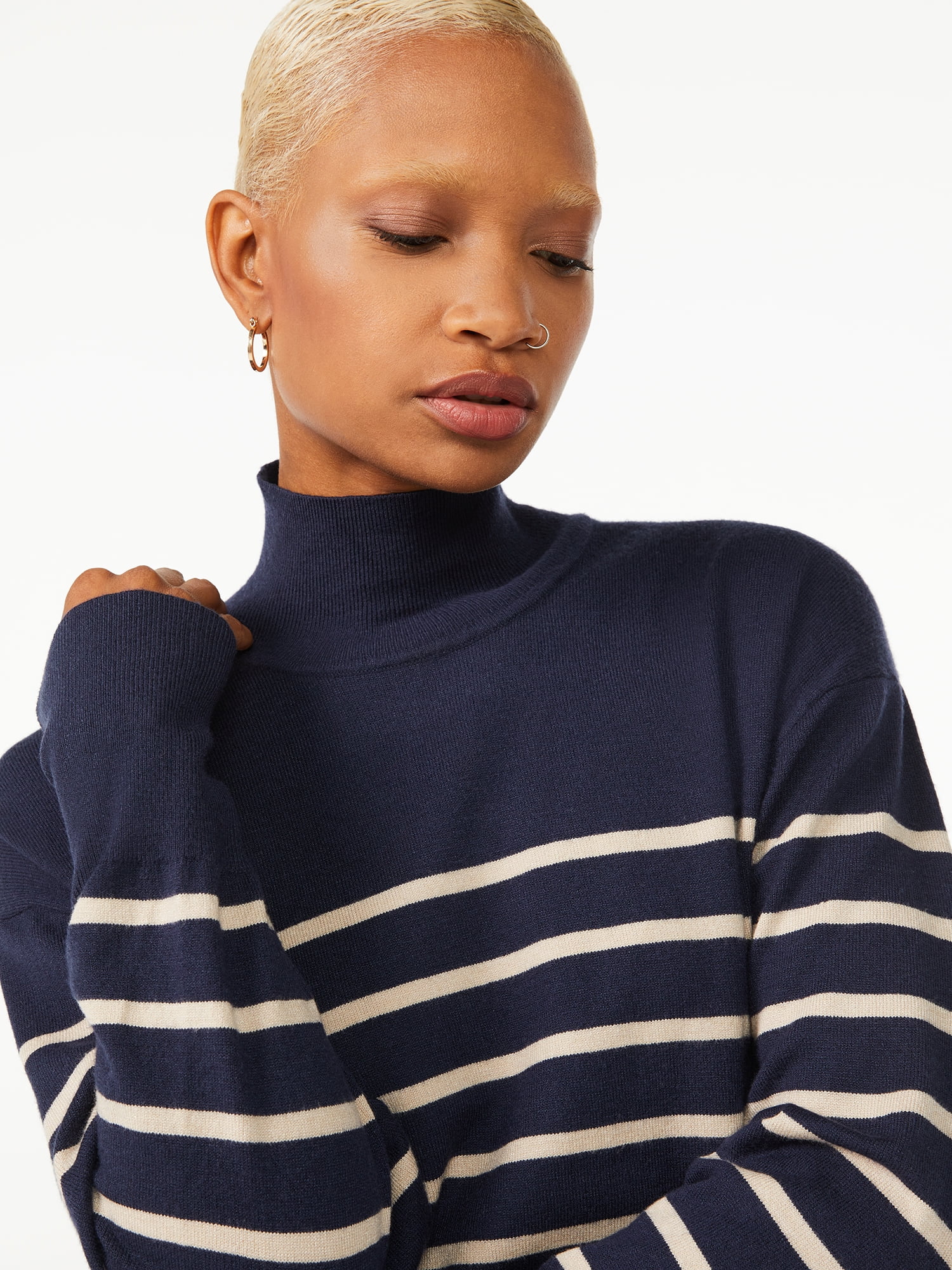 Turtleneck Sweater Dress 