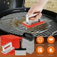 thumbnail image 2 of QJUHUNG 26Pcs Griddle Cleaning Kit  Practical Flat Top Grill Cleaner Kit with Handle Scouring Pads Griddle Scraper and Pumice Stone Multifunctional Blackstone Cleaning Kit, 2 of 7