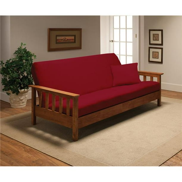 Jersey Futon Slipcover Red