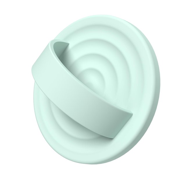 Soporte magnético para anillo de teléfono COFFKER de silicona, color verde menta