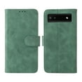 thumbnail image 2 of Mantto for Google Pixel 6a Case, Classic PU Leather Magnetic Shockproof Protective Stand Flip Wallet Case Cover with Card Holder for Google Pixel 6a Phone Case,Green, 2 of 5