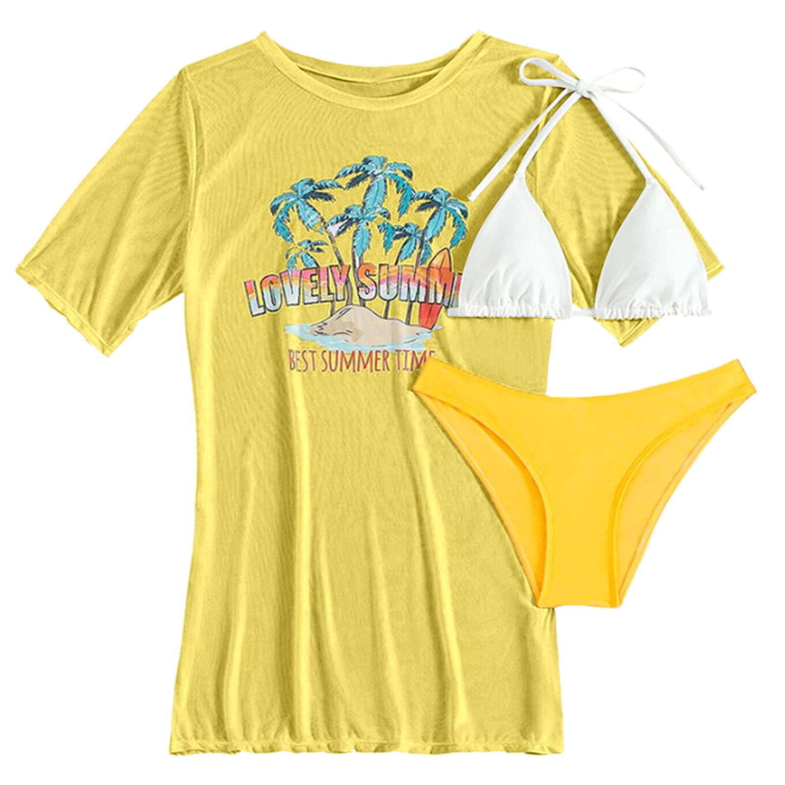 FhsagQ Women Swimsuit Sets and Panty Set Sexy and Stylis 2023 New