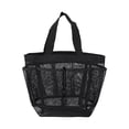 thumbnail image 1 of Mesh Shower Tote Bag with 7 Pockets Handle Bath Organizer Quick Dry Hanging Toiletry Bag, 1 of 8