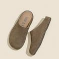 thumbnail image 2 of IUJSOY Closed Toe Clogs for Women Suede Soft Cork Footbed Mules Anti-Slip Slides Slip on Shoes, 2 of 5