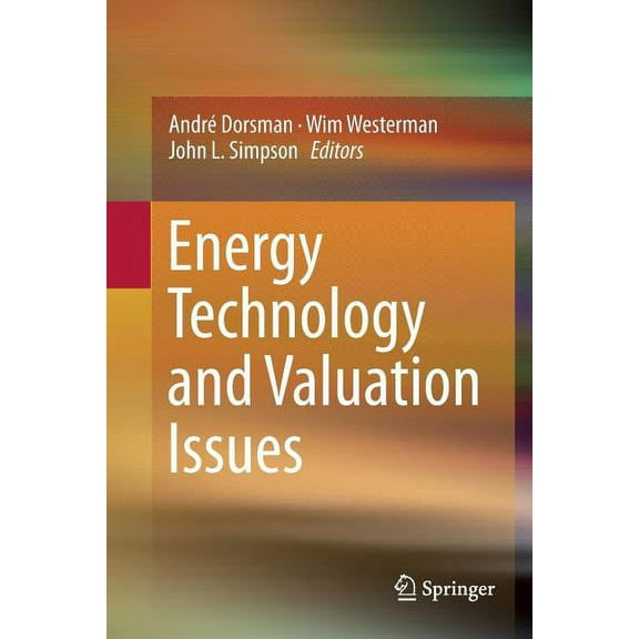 Energy Technology and Valuation Issues, (Paperback)