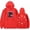 Red, variant on Gus Dapperton Birds Merch Hoodie Pockets Drawstring Unisex Hooded Sweatshirt Fashion Clothing