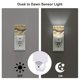 thumbnail image 3 of Balery We Live for Adventure Luz Nocturna LED con Sensor Automático, Enchufe con Sensor Crepuscular, Luz Suave de 0.5W para Dormitorio, Pasillo, Baño-EU, 3 of 7
