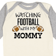 thumbnail image 4 of Inktastic Watching Football with My Mommy Boys or Girls Long Sleeve Baby Bodysuit, 4 of 5