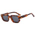 thumbnail image 1 of Sunglasses Square Frame Retro Square Thickened Small Frame Fashion Sunglasses for Women Sunglasses, 1 of 5