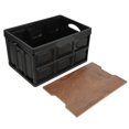 thumbnail image 3 of Caja de almacenamiento plegable multifuncional de 30 litros con tapa de madera,Multicolor,30l, 3 of 7