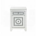 thumbnail image 4 of Noralie Accent Table Boasting Mirrored Exterior & Faux Diamonds, Fully Assembled, 4 of 6