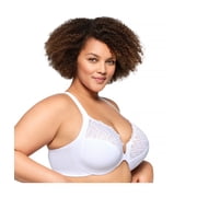 Glamorise Front-Closure T-Back WonderWire Underwire Bra 1246 (Womens & Womens Plus)