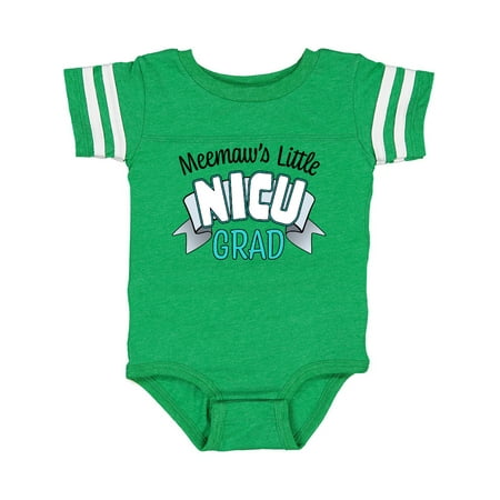 

Inktastic Meemaw s Little Nicu Grad in Blue with Banner Gift Baby Boy or Baby Girl Bodysuit