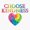 3pcs, variant on Choose Kindness Kind Stickers - Anti Bullying Rainbow heart Sticker