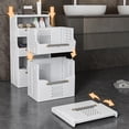 thumbnail image 6 of Laundry Basket Hamper with Wheels 3-Tier Foldable with Handle Space-Saving Storage Dirty Clothes Organizer Bin Multi-function Container Waterproof, 6 of 13