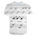 thumbnail image 2 of Novedad de verano, camisetas con notas musicales, ropa para niños y niñas, camisetas de manga corta, ropa para niños, cuello redondo, disfraces de 1 a 14 años 9T Gao Jinjia LED, 2 of 2