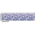 thumbnail image 2 of Ambesonne Cherry Blossom Fabric by the Yard Upholstery, Art Deco Scale, 10 Yards, Pink and Violet Blue, 2 of 4