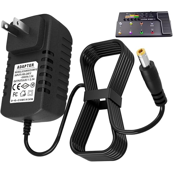 HQRP AC Adapter for DigiTech Whammy Pedal I / Whammy Pedal II