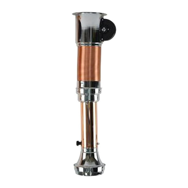 Tubo de telescópico para barbacoa, tubo de ventilación recto estirable, resistente al calor, fácil de limpiar, campana extractora para