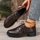 thumbnail image 1 of Xucatan Women's British Style Leather Loafers, Fashion Lace-Up Low Top Shoes with Mid Heel, Comfortable Casual & Dressy Oxfords for Women Gift, 1 of 7
