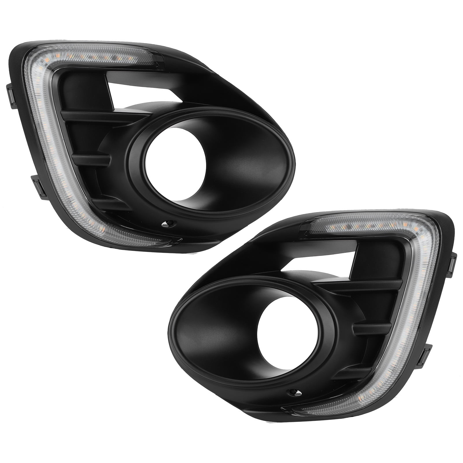 Drl Car LED Daytime Running Light Turn Signal Yellow White 2 Lamp