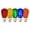 MultiColor, variant on Vickerman S14 LED Multi Transparent PlasticBulb E26 Medium Nickel Base, 5 per pack.