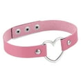 thumbnail image 1 of Collier Ras du Cou Cœur Creux pour Femmes Filles Collier Punk Bijoux Fête Club Col Féminin, 1 of 8