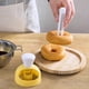 thumbnail image 1 of 10 Piezas Dispensador Donut Maker Molde para Gofres Portátil Máquina de Plástico Molde para Pastel de Donuts, 1 of 5