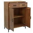thumbnail image 4 of vidaXL Shoe Rack Shoe Storage Cabinet for Entryway Bedroom Solid Wood Pine, 4 of 9