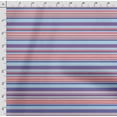 thumbnail image 4 of Soimoi Stripe Printed, Polyester Fleece, Fabric by The Yard Sewing DIY Stretch Fabric 56 Inches Wide, WarmFabric for Hats, Coats, Gloves, Blankets, Blue, 4 of 5