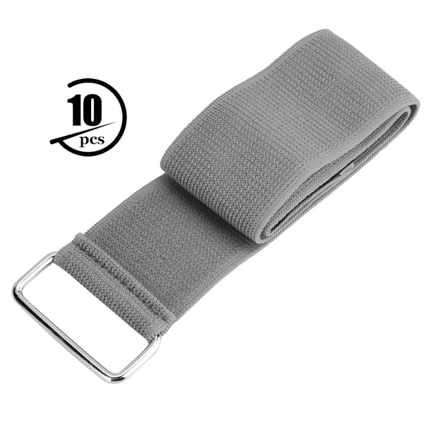 Bandas elásticas para actividades al aire libre, para fomentar la formación de equipos y competir de forma divertida, juego de 10 correas de carrera de tres patas para dos personas de color