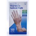 thumbnail image 1 of Gants en vinyle jetables sans poudre transparents, 1 of 4
