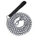 thumbnail image 1 of Correa de cadena de acero para perro, correa resistente para perro, mango de cuero PU para perros de 120CM, 1 of 5