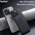 thumbnail image 2 of Funda de cuero suave con cabeza de ciervo para iPhone, carcasa trasera transpirable con disipación de calor para iPhone 15, 14, 13, 12 Mini, 11 Pro, XS Max, X, XR, 6, 6S, 7, 8 Plus, 2 of 5