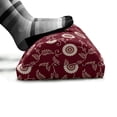 thumbnail image 5 of Maroon Foot Rest, Repetitive Vintage Bicolor Floral Daisy Leaves Peduncles Illustration Print, Non-Slip Backing Adjustable Ergonomic Memory Foam Leg Support for Office, Maroon Champagne, by Ambesonne, 5 of 5