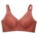 thumbnail image 5 of Gibobby Brasier Push Up Mujer Talla Sexy Sujetador para mujer Ajustable con aros Botón Correa Hombro delantero Copa moldeadora grande Íntimos(Rojo,44), 5 of 5