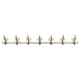 thumbnail image 2 of Woven Paths 7 Numbered Iron Wall Hooks on Rod, 40", Black, 2 of 8